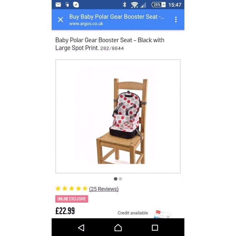 Portable high chair