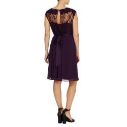 Coast embellished dress purple maroon size 6 (Lori May)