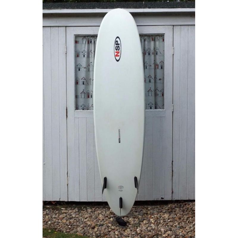 (SOLD) NSP New Surf Project Mini Mal 7'6" Surfboard