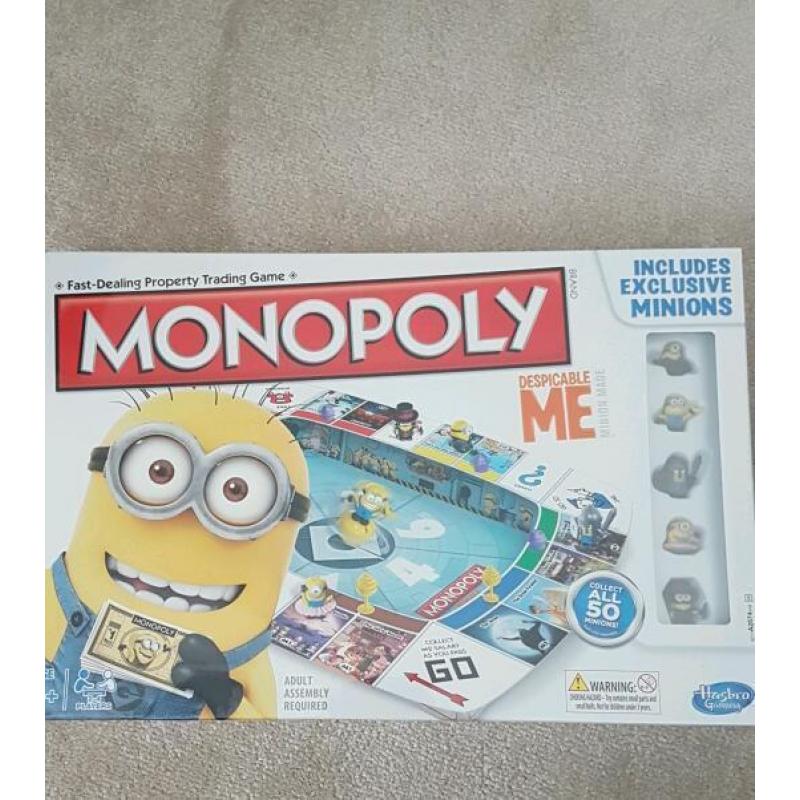Despicable me monopoly 5+ game