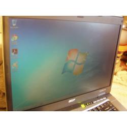 ACER TRAVELMATE 2490 LAPTOP, WIFI, 40GB, 1GB RAM, WIN 7, Activated Office 2007