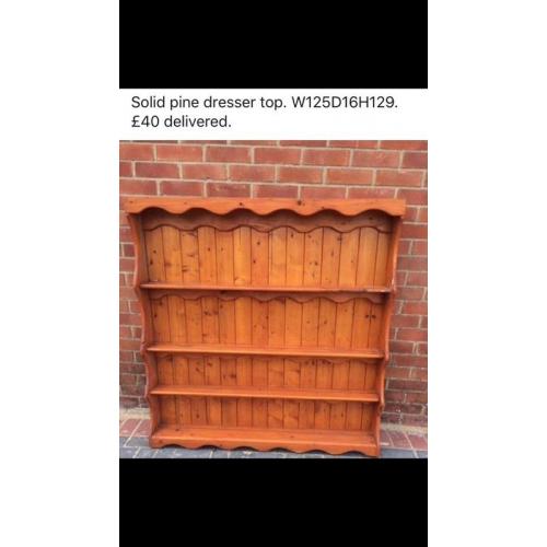 Dresser top