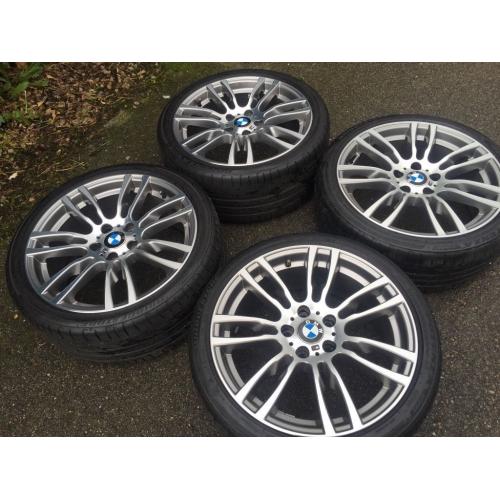 Genuine BMW M Sport 19 Inch alloys and tyres