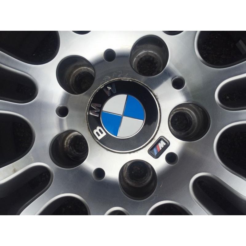 Genuine BMW M Sport 19 Inch alloys and tyres