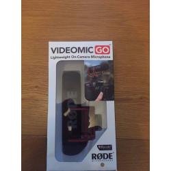 RØDE VideoMic Go Microphone For DSLR Cameras With Rycote Lyre Shock Mount