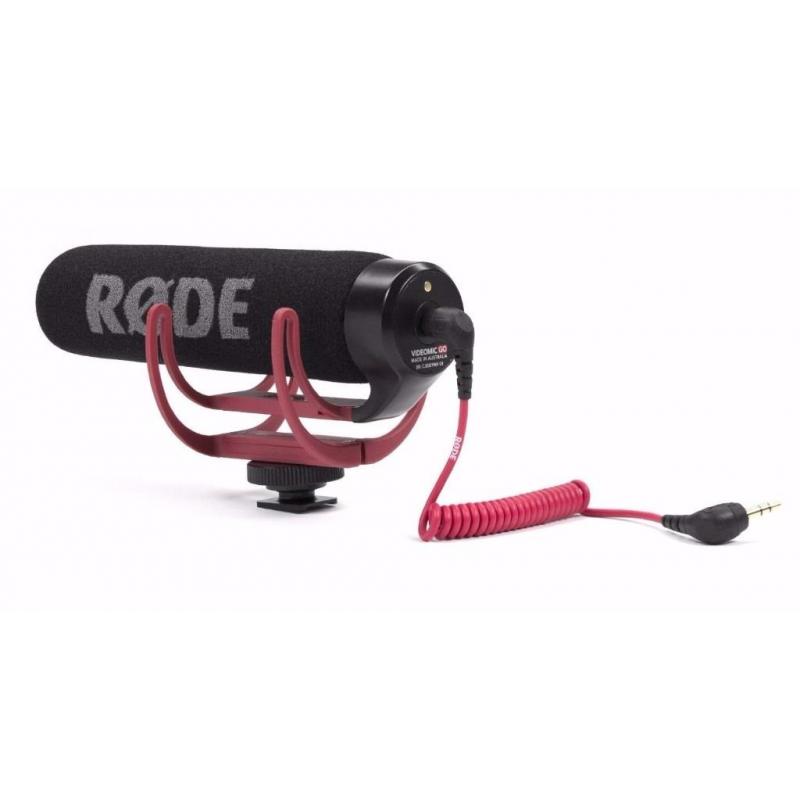 RØDE VideoMic Go Microphone For DSLR Cameras With Rycote Lyre Shock Mount