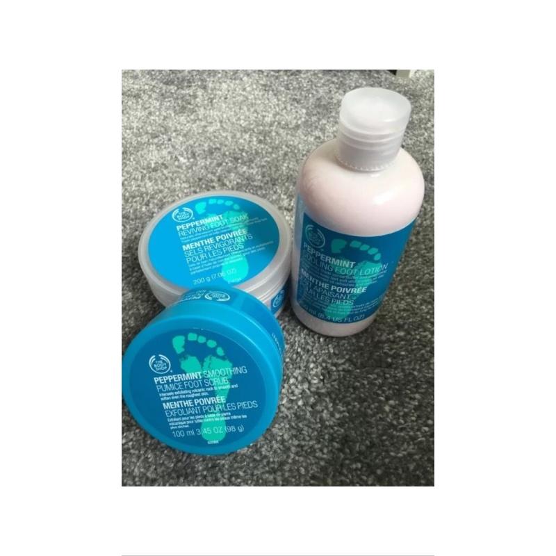 Body Shop Peppermint Foot Treatment Trio