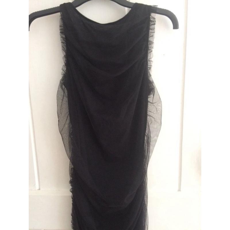 Black Net Dress