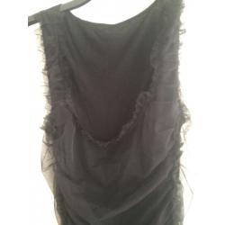 Black Net Dress