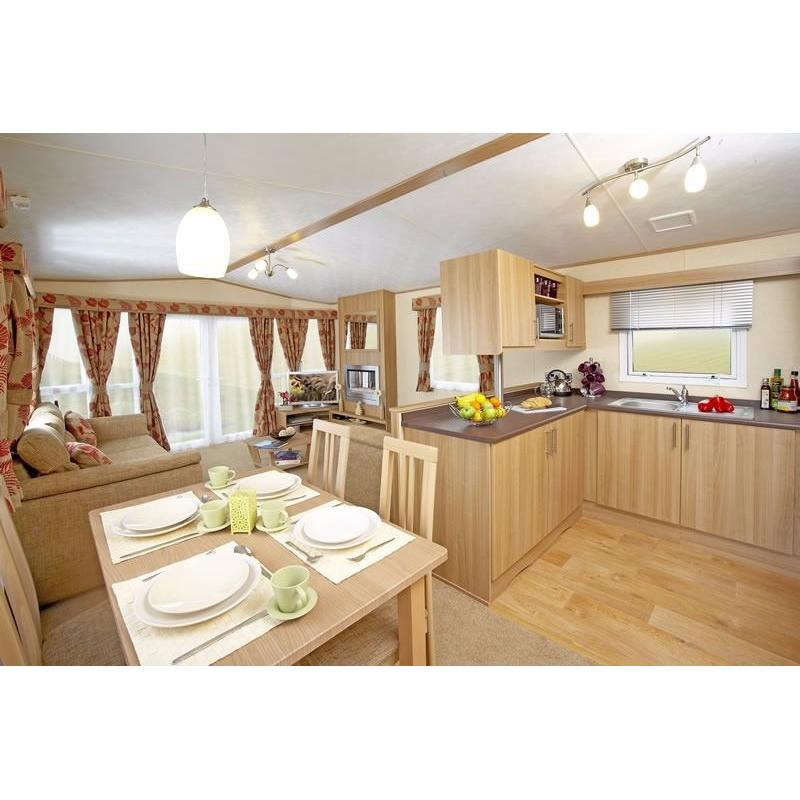 STATIC CARAVAN FOR SALE IN NORTH WALES - BRYNTEG PARK OPEN 12 MONTHS - LUXURY CARAVAN WITH HEATING