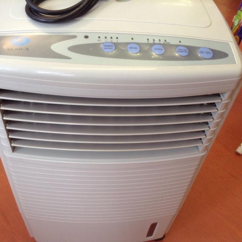 Prem-e-air humidifier portable on wheels