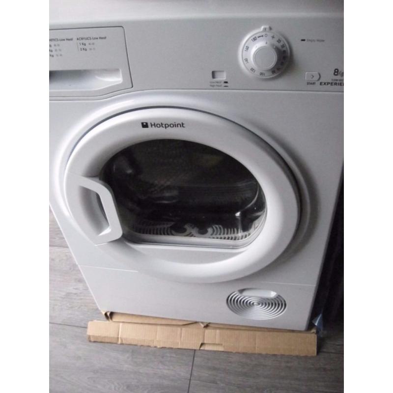 hotpoint 8kg condenser dryer