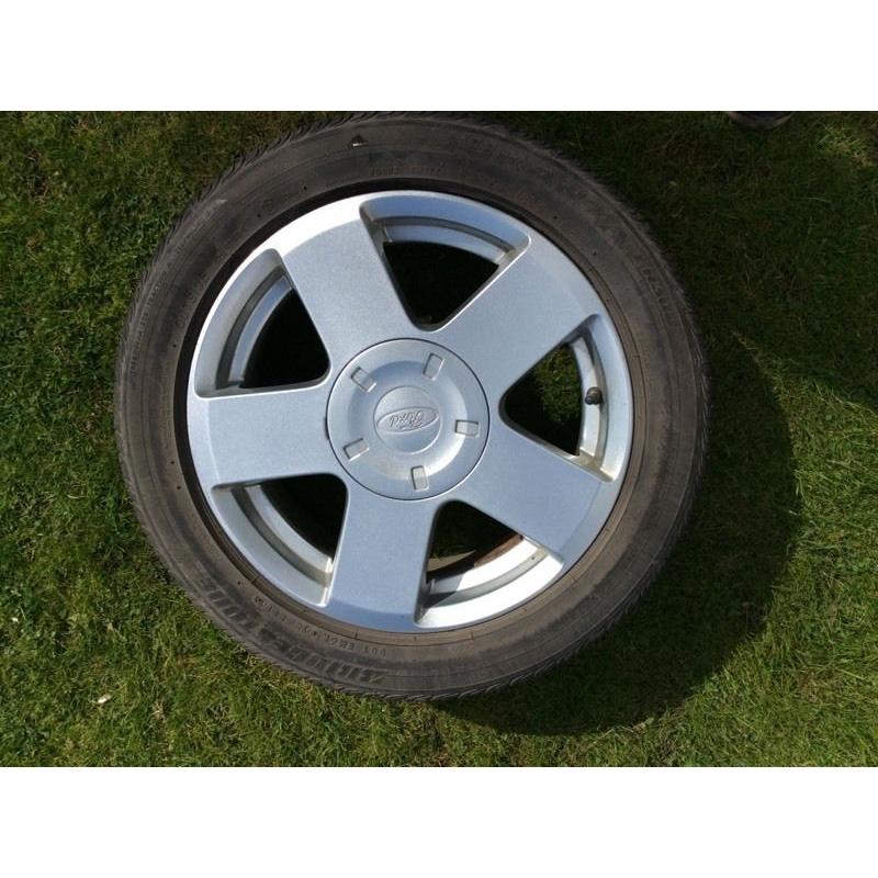 Ford Fiesta 15 inch alloy wheel with tyre