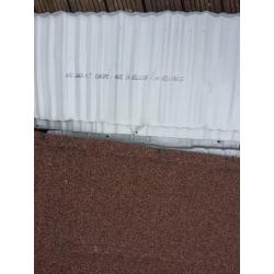 Metal sheet roofing material