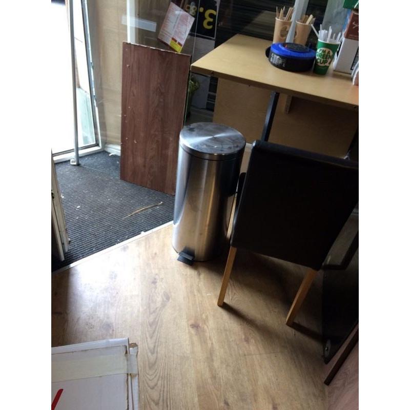 Metal steal bin box
