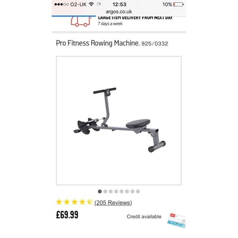 Rowing machine