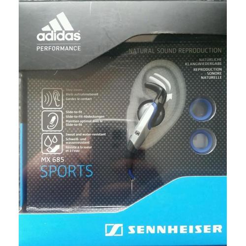 Adidas performance. Sennheiser headphones