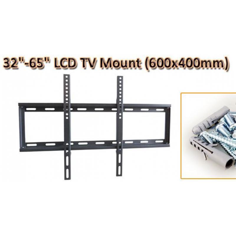 LCD LED Fixed TV Wall Mount Bracket for 32in to 65 Inches (65US)
