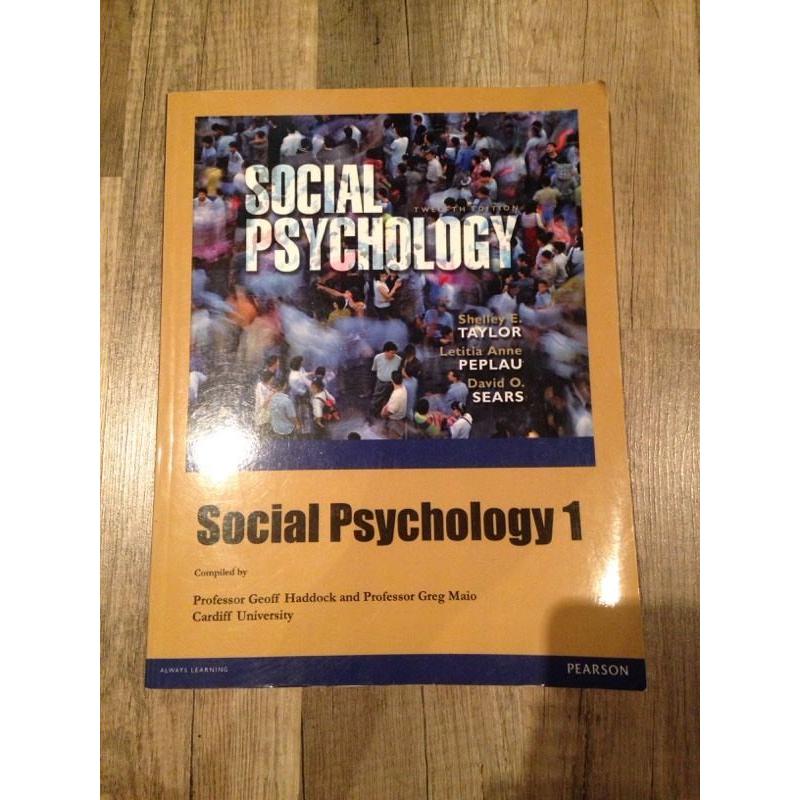 Social Psychology 1 Cardiff University