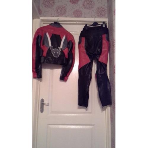Motorbike jacket & trousers
