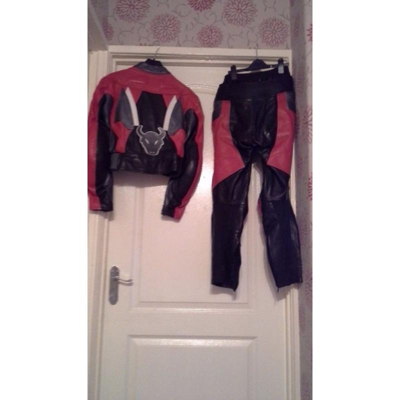 Motorbike jacket & trousers