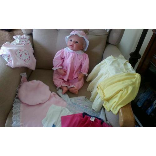 Reborn Baby Girl with Clothing