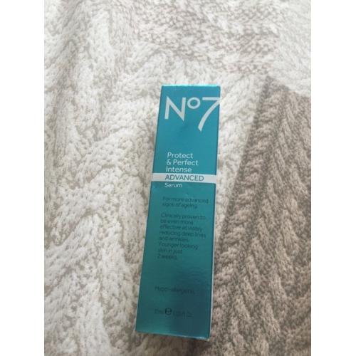 No 7 protect and perfect serum the WOW cream