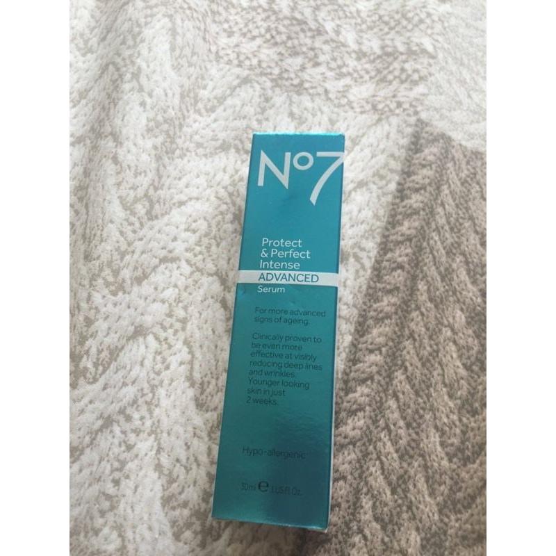 No 7 protect and perfect serum the WOW cream
