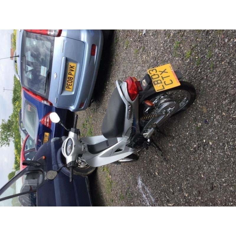 2003 Honda innova 125cc engine one owner from new rides really well in silver any trial welcome