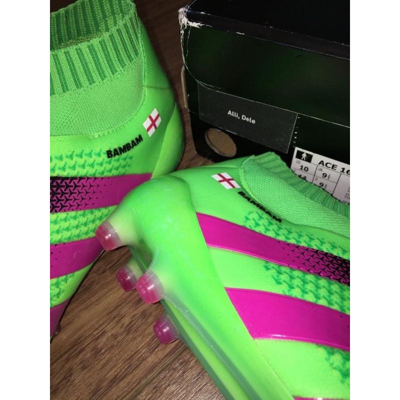 Dele Alli match issue not worn football boots Spurs England adidas ace size 9.5