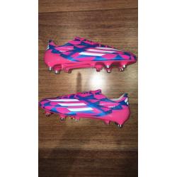 Karim benzema match issued not worn football boots adidas f50 Real Madrid made in Germany