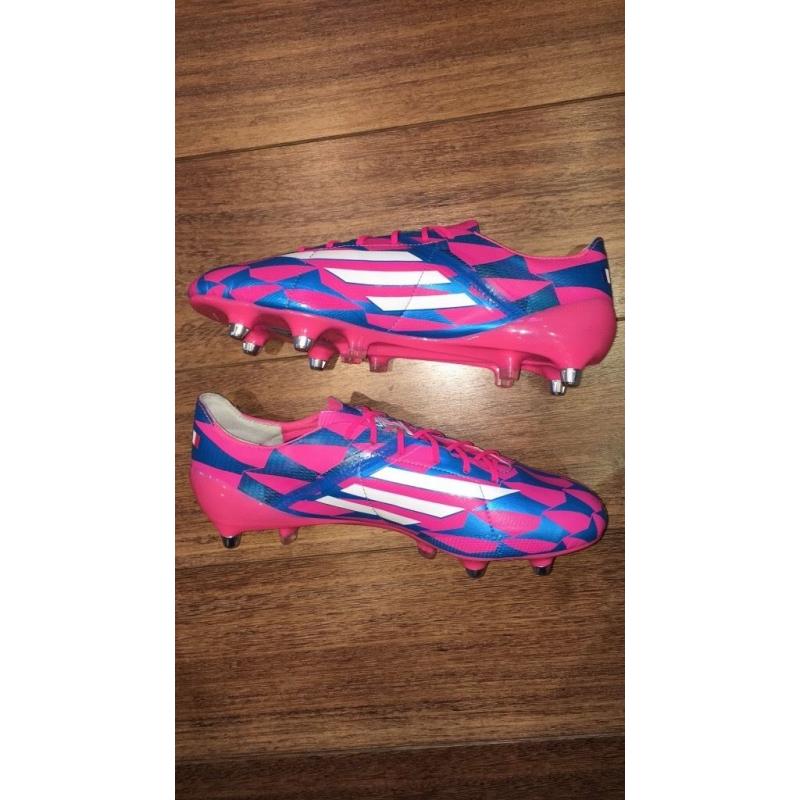 Karim benzema match issued not worn football boots adidas f50 Real Madrid made in Germany