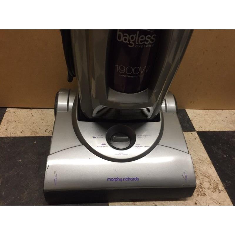 Upright vacuum cleaner.
