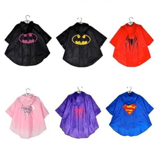 Kids Superhero Rain coat