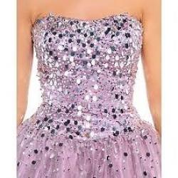 Ruby Quartz Prom Dress - fits UK siz 6 to 8