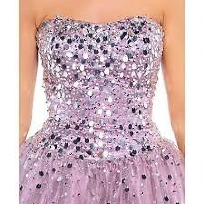Ruby Quartz Prom Dress - fits UK siz 6 to 8