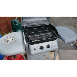 Gas BBQ and gas bottle