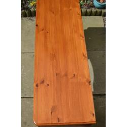 Pine Dressing Table. Antique pine finish. Good quality.