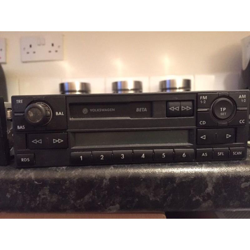 Vw radio cassette and CD player