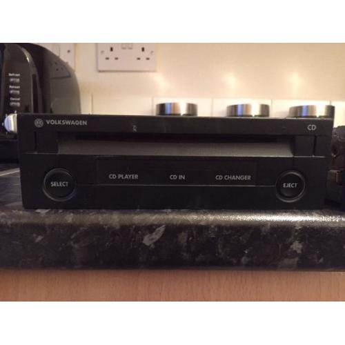 Vw radio cassette and CD player