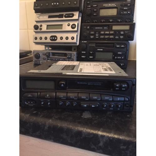 Subaru radio cassette