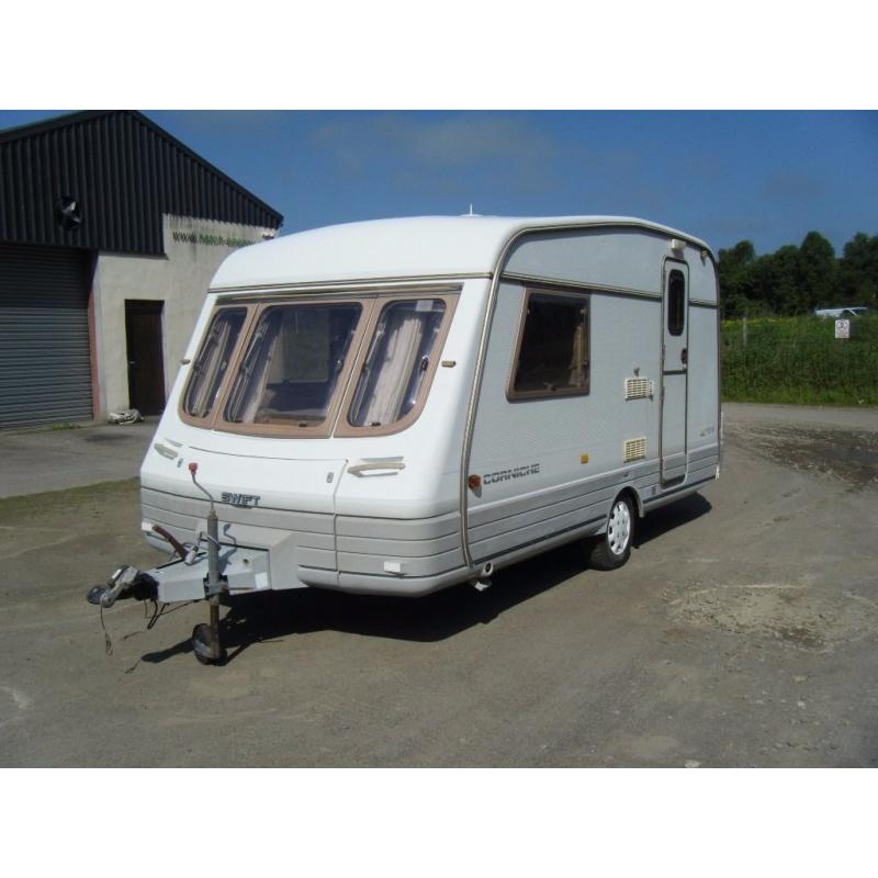 1997 SWIFT CORNICHE 13/2 2 BERTH CARAVAN LOVELY EXAMPLE NO DAMPNESS