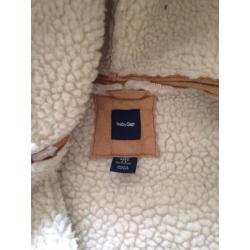 Baby Gap sheepskin pram suit