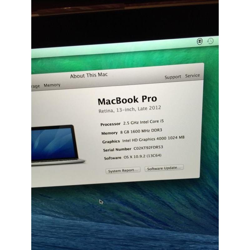 Mac book pro with Retina display 13"