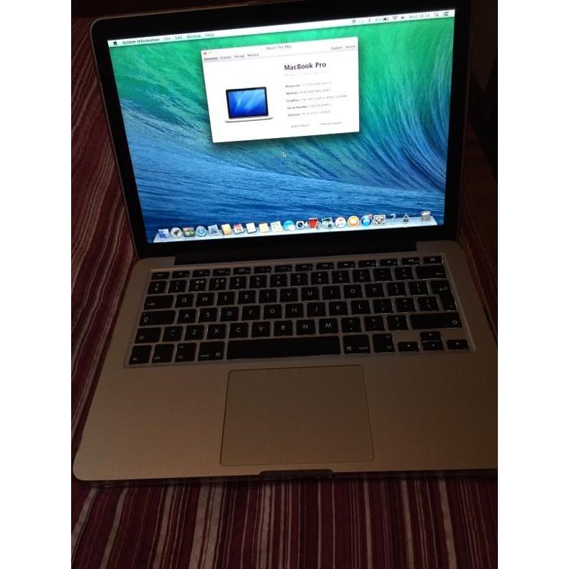 Mac book pro with Retina display 13"