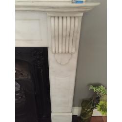 Victorian style marble fireplace , excellent vondition