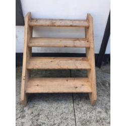 Wooden steps