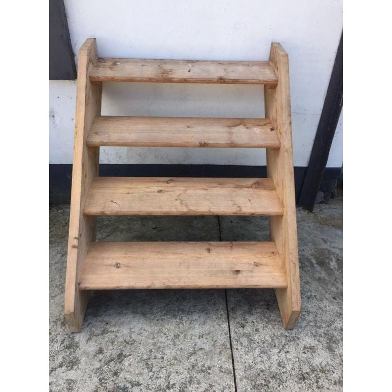 Wooden steps