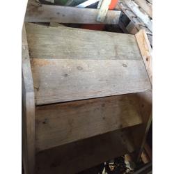 Wooden steps