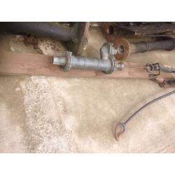 Antique hand pumps